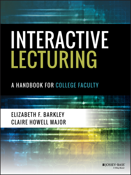 Title details for Interactive Lecturing by Elizabeth F. Barkley - Available
